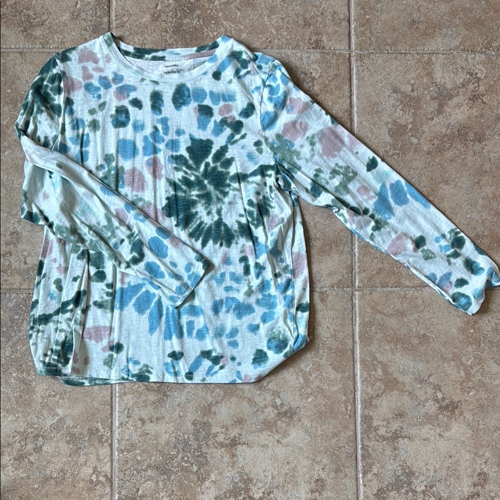 Sonoma Pastel Tie-Dye Long Sleeve Tee